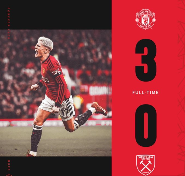 Manchester United 3:0 West Ham United